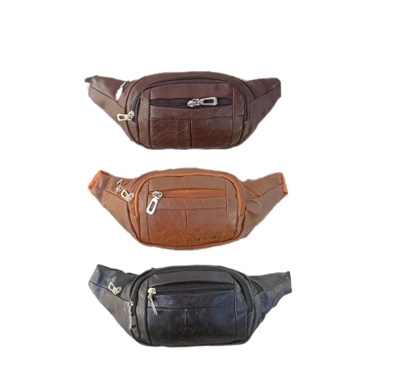 Casual Leather Waist Bag